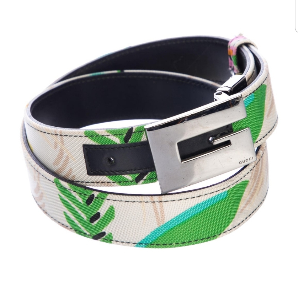 Gucci floral belt size L. 85CM